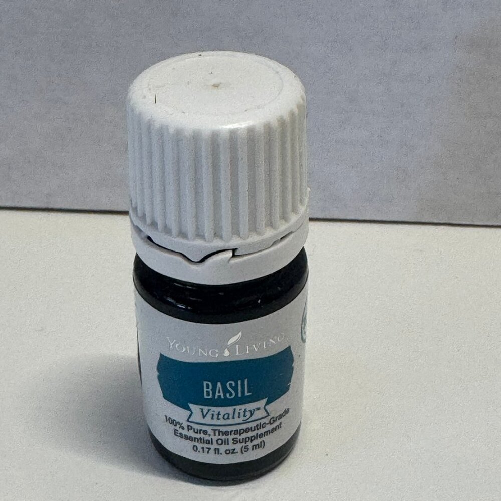 NEW Young Living Basil Vitality Essential‎ Oil, 5ml
